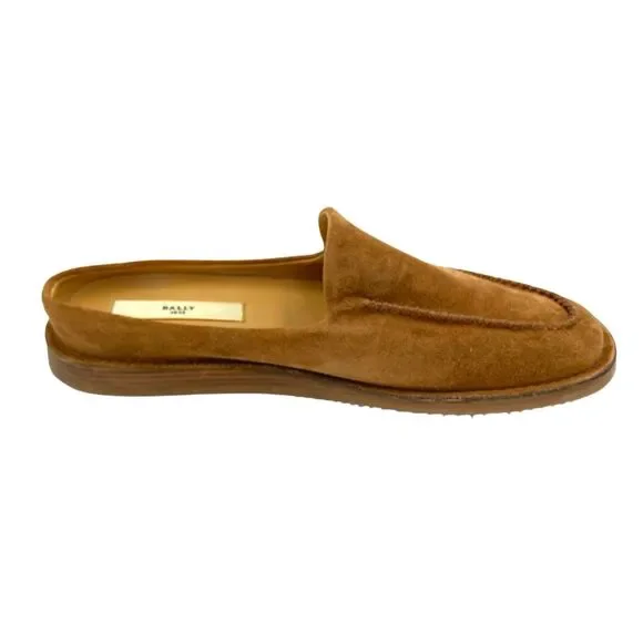 Bally Fosko Men 7 Cuero Calf Suede Leather Mules & Clogs Slipper MSRP $1130 NWOB Bally Fosko 6303292 Cuero Calf Suede Leather Mules & Clogs  main image 3